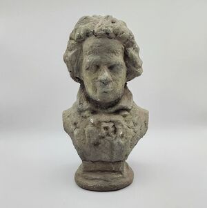 Handcrafted Signed Arnel's Ludwig Van Beethoven Gray Bust